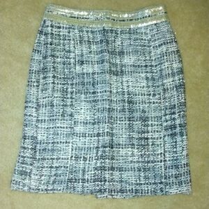 Tory Burch Tweed Lined Skirt Size 4